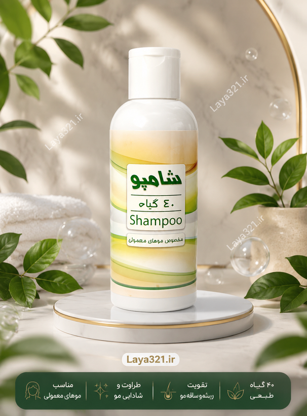 شامپوی ۴۰ گیاه دکتر روازاده